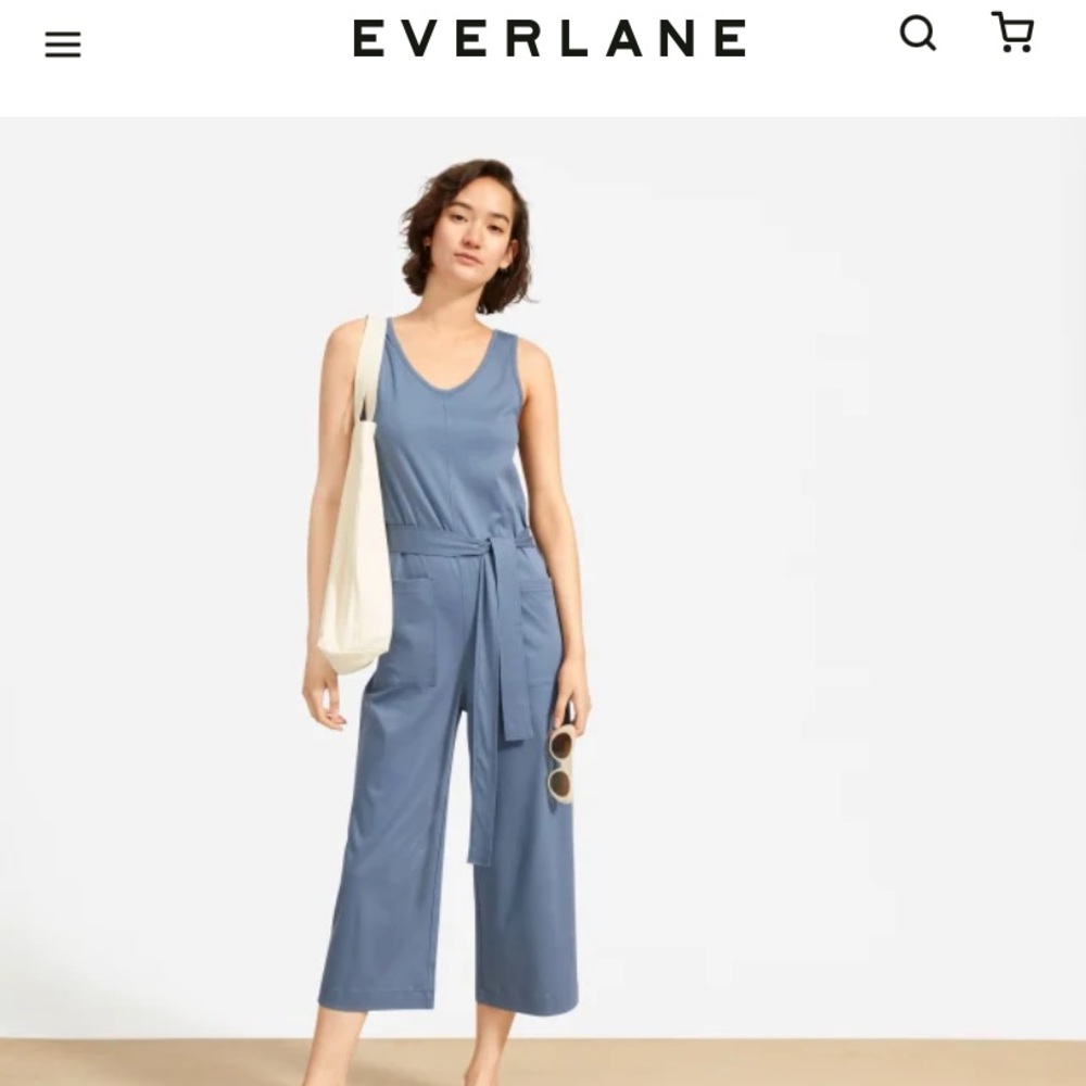 Everlane Luxe Cotton Jumpsuit